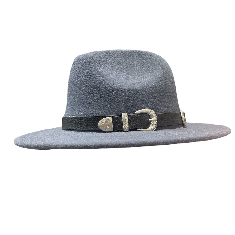 Slate Grey Buckle Rancher Hat - One Size
